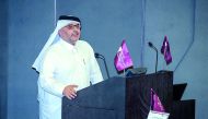 Dr. Eng. Saad bin Ahmed Al Mohannadi, President of Qatar’s Public Works Authority, Ashghal, addressing a seminar at QLC’s headquarters.
