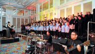 ‘Jingle All The Way’, a celebration of music by the Doha Singers, at the Shangri-La Hotel. Salim Matramkot / The Peninsula