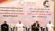 Experts during the 8th Community Round-Table Discussion under the theme “Communities Under the Siege: Solidarity and Challenges” organised by The Doha International Center for Interfaith Dialogue. 