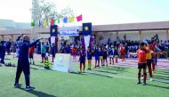 Students during a session at the third edition of ‘Shooot’ awareness programme at MES Indian School yesterday. 