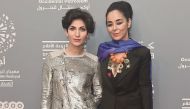 Neda Rahmanian and Shirin Neshat at Ajyal Youth Film Festival. 