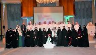 Staff, employees and officials during the ceremony.