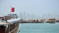 Strong wind over Doha. December 8, 2017. Baher Amin  © The Peninsula