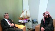 Katara General Manager Dr Khalid bin Ibrahim Al  Sulaiti and Iraq Embassy Charge d’Affaires Dr Abdulsattar H Al Janabi.
