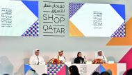 From left: Khalid Al Manaa, Executive Director of Business Finance at QDB; Rashed Al Qurese, Chief Marketing and Promotion Officer at QTA; Mashal Shahbik, Director of Festivals & Tourism Events at QTA and Ghanim Al Mohannadi, Deputy Chairman of QSports at