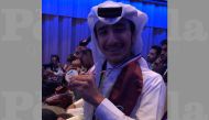 Student Abdullah Khalid Al Kaabi of Tariq Bin Ziyad Secondary School for Boys; Image shared by the school on social media. 