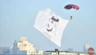 File picture from the rehearsal of National Day parade at Corniche.  
