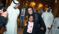 H H Sheikha Moza bint Nasser, Chairperson of Qatar Foundation (QF), visited Katara Cultural Village to witness National Day festivities.  Pic: Aisha Almusalam 