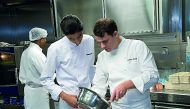Mohamed Al Sulaiti during his apprenticeship at the Museum of Islamic Art’s (MIA) award-winning restaurant, IDAM.