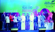 Mowasalat officials and staff during the event at Karwa City.