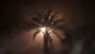 As fog waves envelop #Qatar, here's a picture from Khraytiyat clicked at 1:30 am. Photo by Fatima Dabbouss
