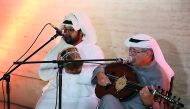 Artistes, Ali Al Marri and Ali Ibrahim performing at ‘Melodies at Katara’s Premises’ musical event. The event presents musical talents from all age groups and nationalities every weekend until the end of April around Katara Amphitheatre.