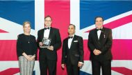 From Left: Her Royal Highness Sophie, the Countess of Wessex, with Andrew North, British Ambassador Ajay Sharma and QBBF Chairman Emad Turkman