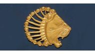 This gold applique from the Achaemenid period, ca. 6th-4th century B.C., is among the items indexed in the DLME prototype. Gift of Khalil Rabenou, 1956. Metropolitan Museum of Art.
