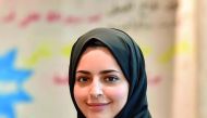 Qatari entrepreneur Maryam Al Maged, owner of Wrapping Station, one of the Shop Qatar pop-up shops at Mall of Qatar. 
