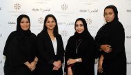 From left: Nada Al Sulaiti, Leila Abu Issa, Hissa Al Mannai and Ghada Al Buainain. Pic: Salim Matramkot/The Peninsula