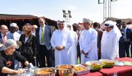 Minister of Municipality and Environment, H E Mohamed bin Abdullah Al Rumaihi,during the Qatar Environment Day 2018 at Rawdat Al Maida, Al Shamal, yesterday.