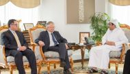 Chairman of the National Human Rights Committee (NHRC), Dr Ali bin Smaikh Al Marri, with Canadian delegation.