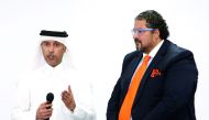 Minister of Administrative Development, Labour and Social Affairs H E Dr Issa bin Saad Al Jafali Al Nuaimi, speaking at the workshop.