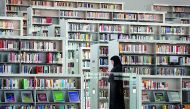 A view of Qatar National Library’s extensive collection.