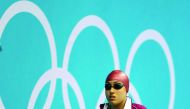 Nada Mohamed, who is the first Qatari female to compete at two Olympic Games.