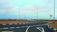 Four roads with two lanes in each direction separated by a median, in addition to three roundabouts, will regulate the movement of the trucks. 