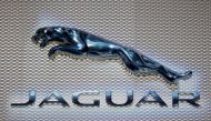 The logo of Jaguar is seen during the 88th International Motor Show at Palexpo in Geneva, Switzerland, March 6, 2018. REUTERS/Pierre Albouy
