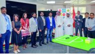 Officials of Ooredoo, Radio Olive and Radio Suno.