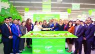 Ambassador of Ecuador to Qatar, Ivonne A-Baki, and Ambassador of Sweden to Qatar, Ewa Polano,  jointly inaugurating the week-long organic festival at Lulu Hypermarket, Al Messila branch on Monday in the presence of Dana Plesa, Charge d’ Affaires of the Ro