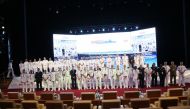 Dignitaries at the Middle East Naval Commanders Conference yesterday at the DIMDEX 2018.