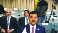 The Secretary General of the Foreign Ministry, H E Dr Ahmed bin Hassan Al Hammadi, at ‘Lebanon Contact Group’ meeting at the headquarters of Italy’s Foreign Ministry (Palazzo della Farnesina), in Rome yesterday. 
