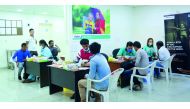 Aster healthcare practitioners conduct tests in patients as part of  its volunteers programme. 