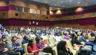 The healthcare practitioners at the seminar organised by the QCHP-AD at the main auditorium of the Ministry of Public Health. 