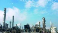 A general view shows the Secco Petrochemical complex in Shanghai on March 26, 2018.  AFP / Johannes Eisele