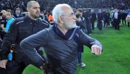 Matches were suspended on March 12, a day after Ivan Savvides, the president of PAOK, charged on to the pitch with a gun in his belt,