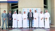 QIB Executive Management and Staff at the blood donation drive event.