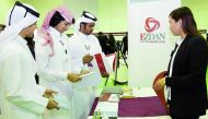 Visitors during the career fair sponsored and organised respectively by Ezdan Holding Group and Gulf English School. 