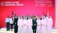 The faculty and alumni of the Foundation Program during the celebrations to mark its 10th anniversary. 