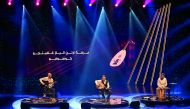 A file picture of artistes performing at the inaugural Katara Oud Festival.