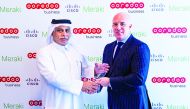 Yousuf Abdulla Al Kubaisi, Chief Operating Officer, Ooredoo Qatar receiving the Gold Certification.