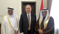 President of Armenia, Armen Sarkissian, met Deputy Speaker of Advisory Council H E Mohammed bin Abdullah Al Sulaiti, at the Presidential Palace, yesterday.