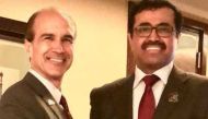 Minister of Energy and Industry, H E Dr. Mohammed bin Saleh Al Sada (right) during the meeting with Mark Wesley Menezes, Undersecretary of the Ministry of Energy of the US, in New Delhi. 