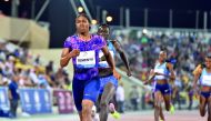 Caster Semenya of South Africa competes during the 2017 Doha Diamond League in this file picture.