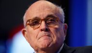Former New York Mayor Rudy Giuliani speaks at the 2018 Iran Freedom Convention in Washington, U.S., May 5, 2018. Reuters/Joshua Roberts