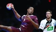 Qatar's Rafael Capote prepares to shoot against Germany during the 2017 Handball World Championship in this file photo.