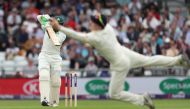Pakistan's Haris Sohail loses his wicket after being caught out by England's Dom Bess (Action Images via Reuters/Lee Smith)
 