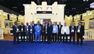 The officials, including senior executives from Qatari companies, posing for a group picture at the  NPE2018 held in Orlando Florida, US.