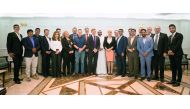 The members of the Swedish Chamber of Commerce at the first General Assembly held in Doha, recently.
