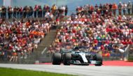 Mercedes' Valtteri Bottas in action during qualifying REUTERS/Lisi Niesner
