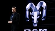 Mike Manley, Head of Ram Brand, speaks at the company's press conference at the North American International Auto Show in Detroit, Michigan, U.S., January 15, 2018. Reuters/Brendan McDermid